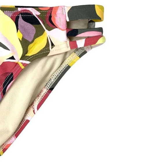 O'Neill Multicolor/Floral Print Bikini Bottom Size 12 Junior Swimwear - Picture 3 of 5